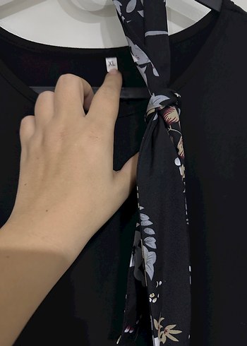 Çiçek Desenli Midi Kadın Elbise - Görsel 3