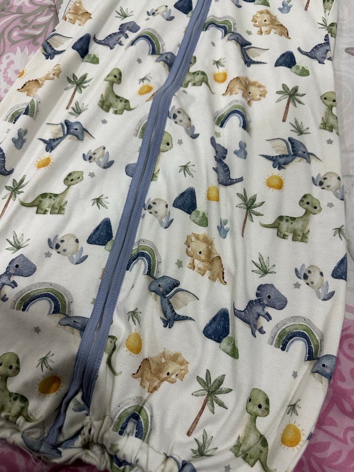 Çocuklar için Dinozor Desenli Uyku Tulumu - Görsel 2