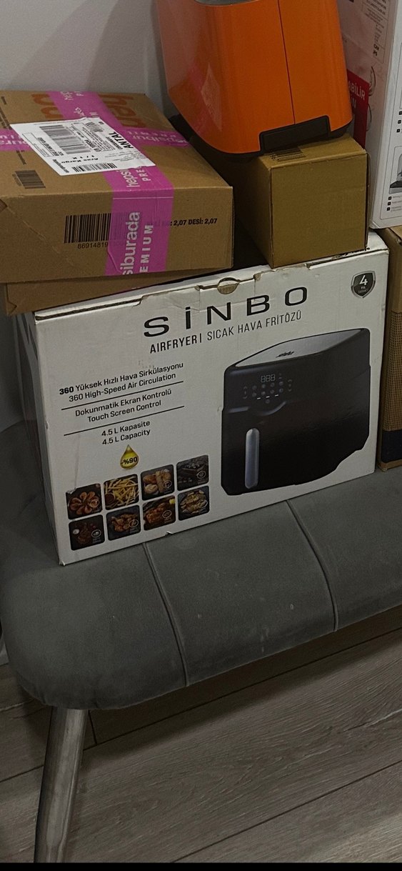 Sinbo SCO 5058 Siyah 5 Lt Airfryer - Görsel 2