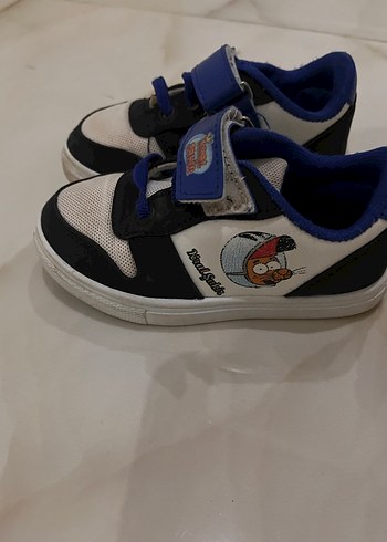 24 Beden Erkek Çocuk Mavi Bağcıksız Spor Ayakkabı