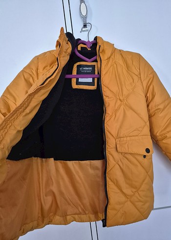 Erkek Çocuk Sarı Fermuarlı Mont - Görsel 3