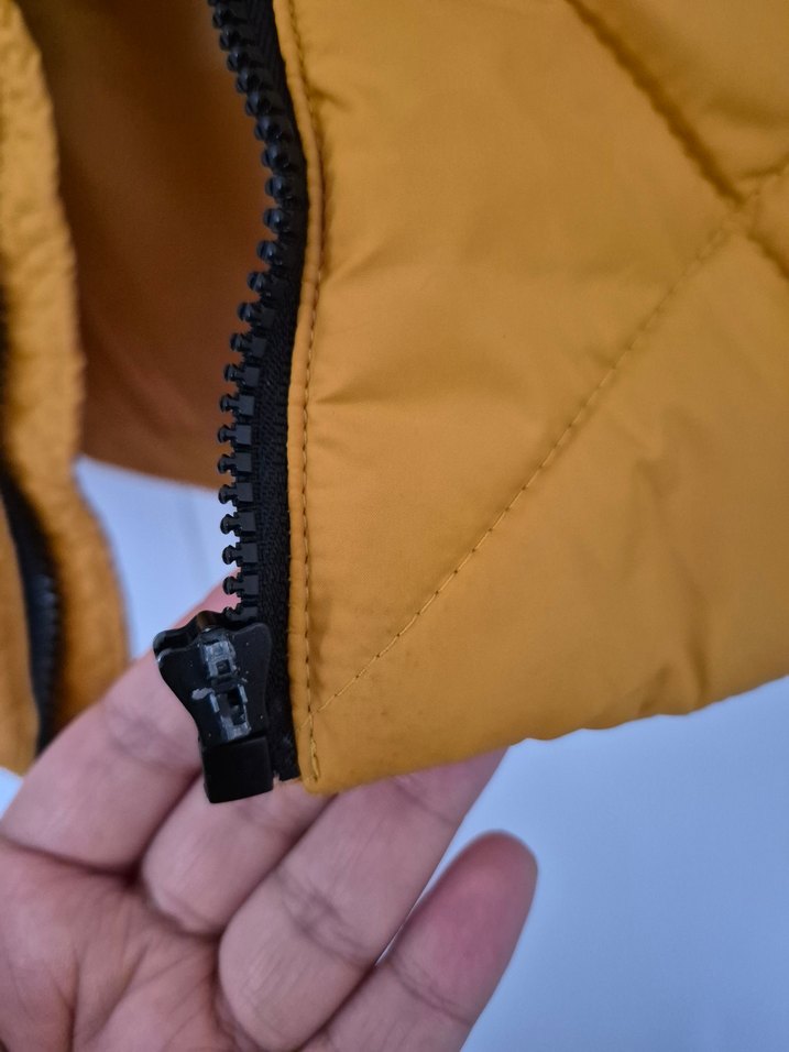 Erkek Çocuk Sarı Fermuarlı Mont - Görsel 5