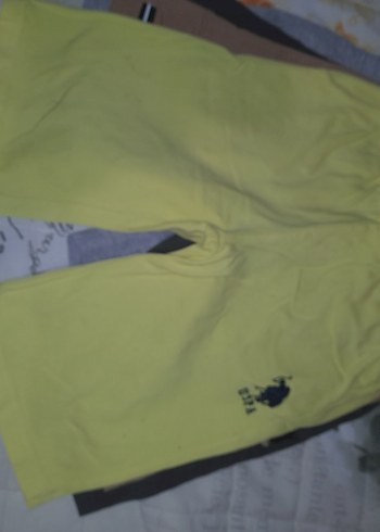 U.S Polo Assn. Sarı Erkek Çocuk Kemerli Eşofman Altı