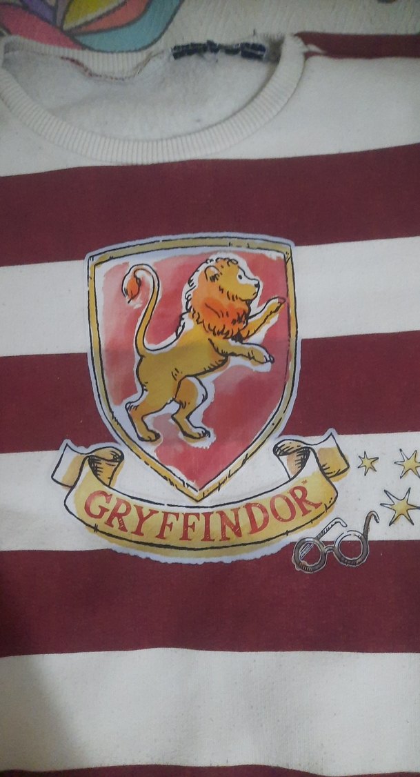 Bordo Beyaz Çizgili Uzun Kollu Kız Tişörtü - Görsel 3