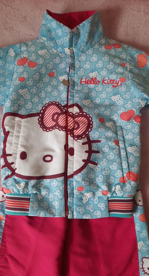 Kız Çocuk Pembe Baskılı Eşofman Takımı - Görsel 2