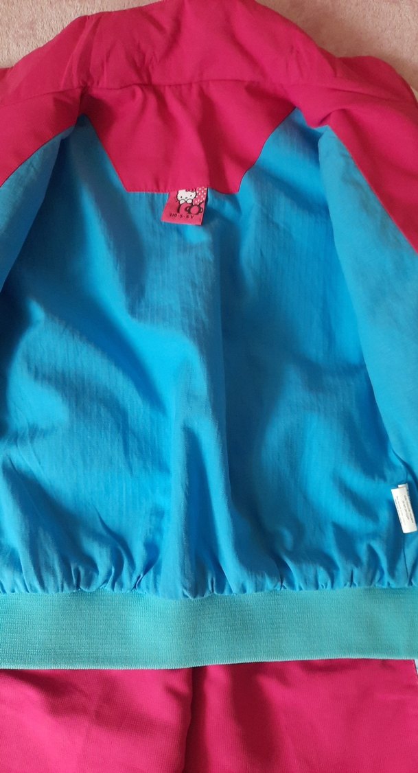 Kız Çocuk Pembe Baskılı Eşofman Takımı - Görsel 3