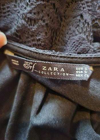 Zara Danfel Detaylı Mini Elbise - Görsel 4