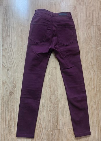 Esnek Kumaş Yüksek Bel Pantolon - Görsel 3