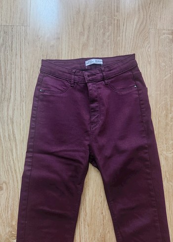 Esnek Kumaş Yüksek Bel Pantolon - Görsel 2