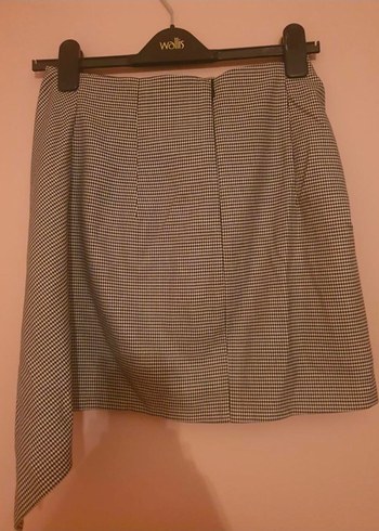 Zara Ekoseli Mini Etek - Görsel 3