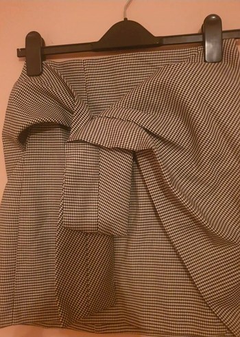 Zara Ekoseli Mini Etek - Görsel 2