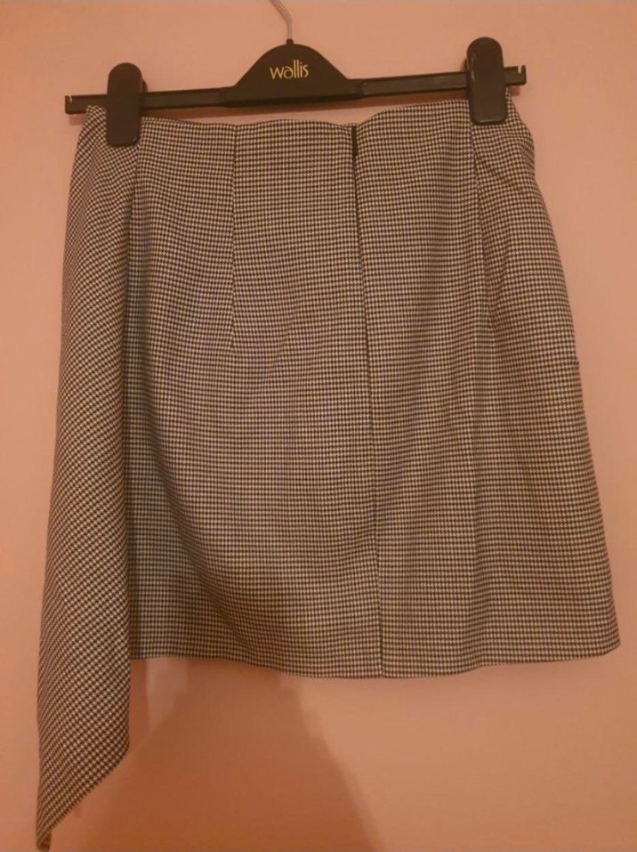 Zara Ekoseli Mini Etek - Görsel 3