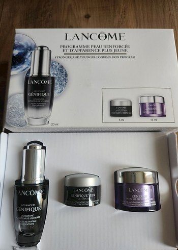 Lancôme Boş Serum Şişesi ve Krem Kutusu - Görsel 2