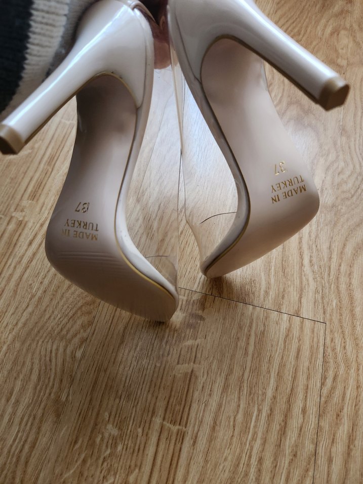 Şeffaf Stiletto - Görsel 5