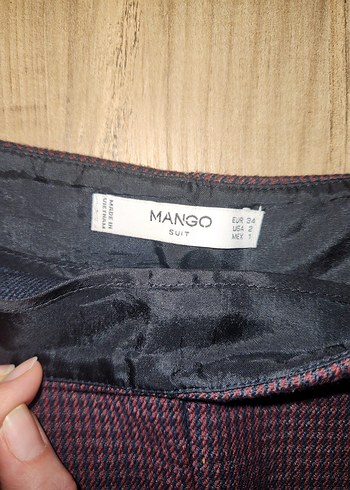 Mango Ekoseli Mini Kadın Şort - Görsel 3