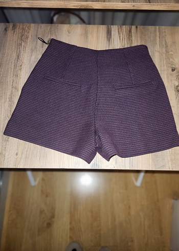 Mango Ekoseli Mini Kadın Şort - Görsel 2