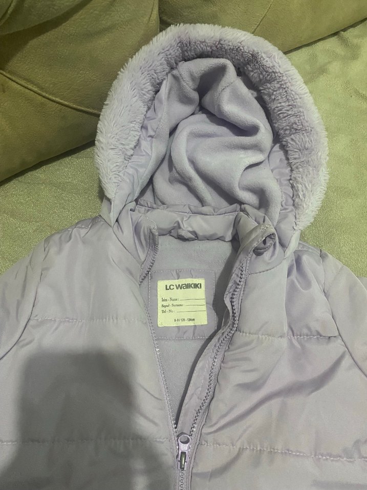 LCW kürklü kız çocuk mont - Görsel 2