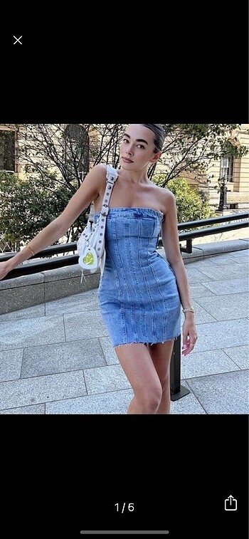 Zara denim elbise