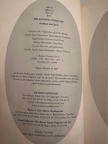Beden Bir Hostesin İtirafları - Marisa Mackle