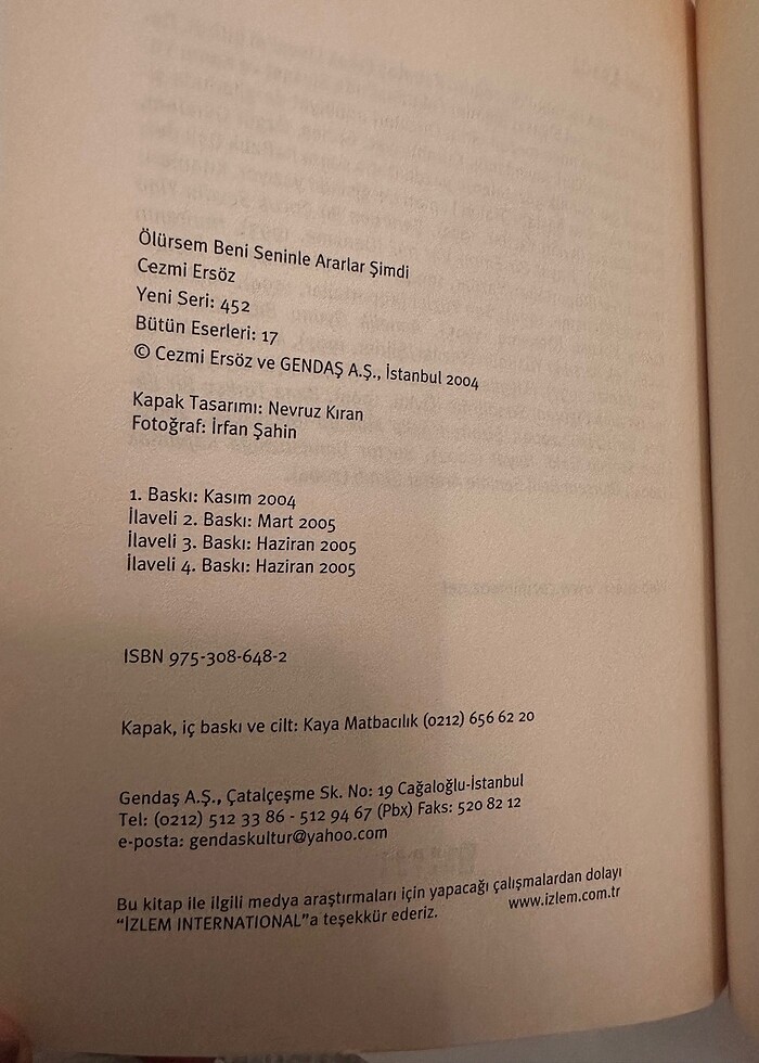 Ölürsem Beni Seninle Ararlar Şimdi - Cezmi Ersöz - Görsel 4
