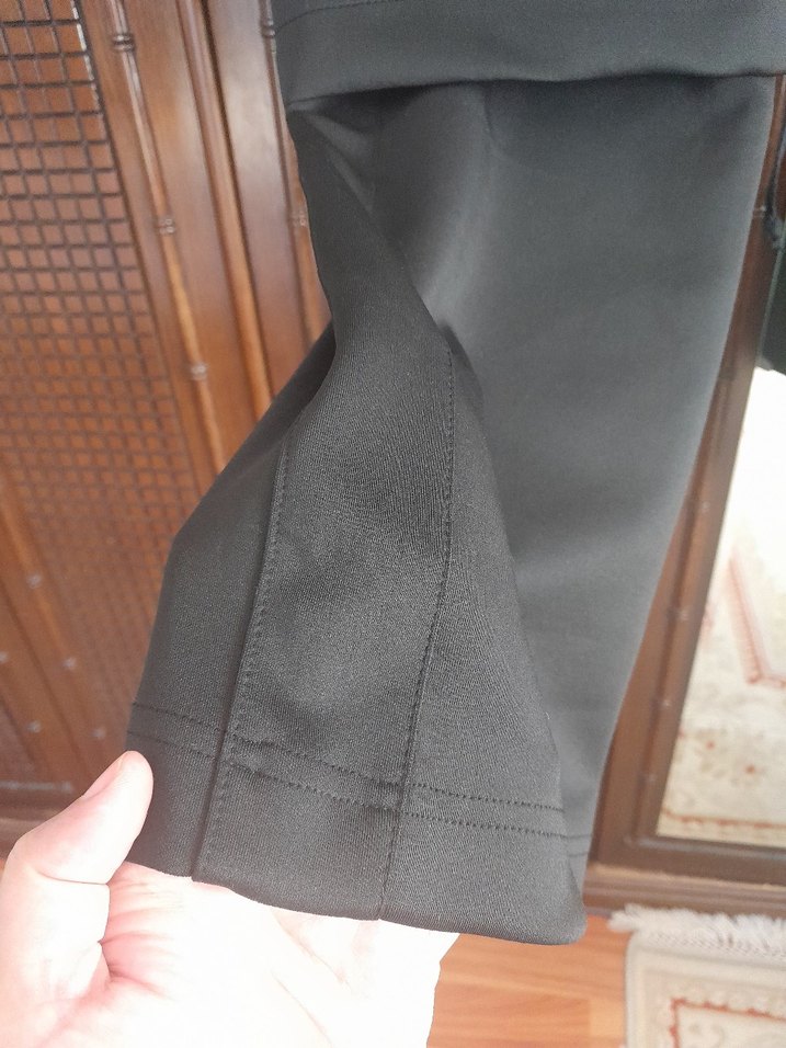 siyah scuba Kapüşonlu Kadın Eşofman Takımı - Görsel 3