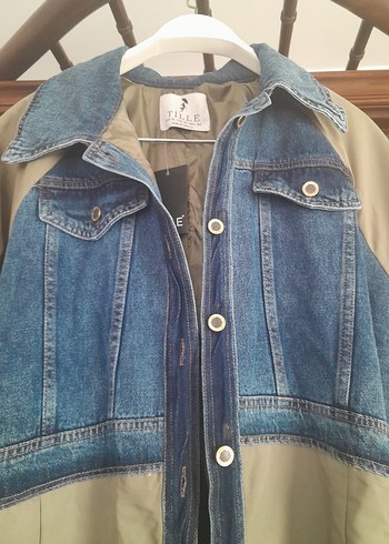 Asker yesili Uzun Kot Detaylı Kadın Trençkot - Görsel 8