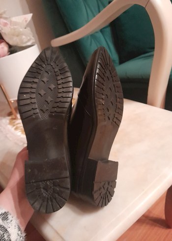 Siyah Deri Tokalı Blok Topuklu Kadın Bot - Görsel 3