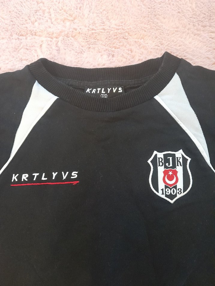 Erkek Çocuk BJK Baskılı Sweatshirt - Görsel 2