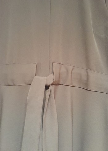 Kadın Uzun Krep kumaşlı Salaş Elbise - Görsel 2