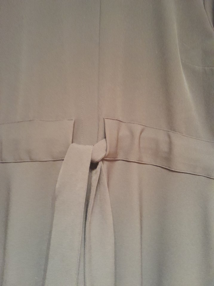 Kadın Uzun Krep kumaşlı Salaş Elbise - Görsel 2