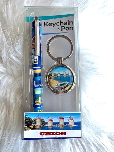 CHIOS /SAKIZ ADASI ANAHTARLIK KALEM SET