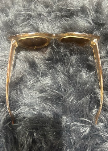 Şeffaf Bej Vintage Kadın Gözlüğü - Görsel 3