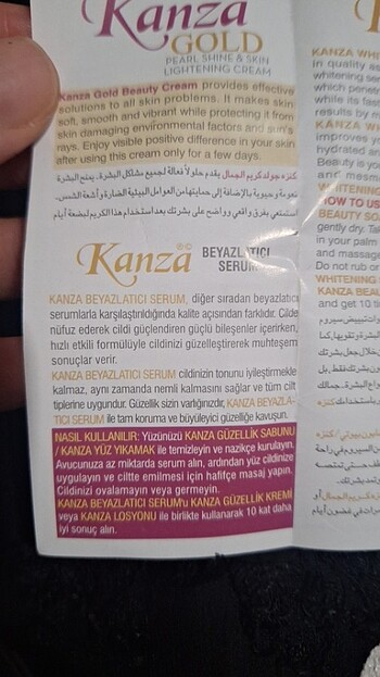 Beyazlaticı sabun serum ve krem  - Görsel 3