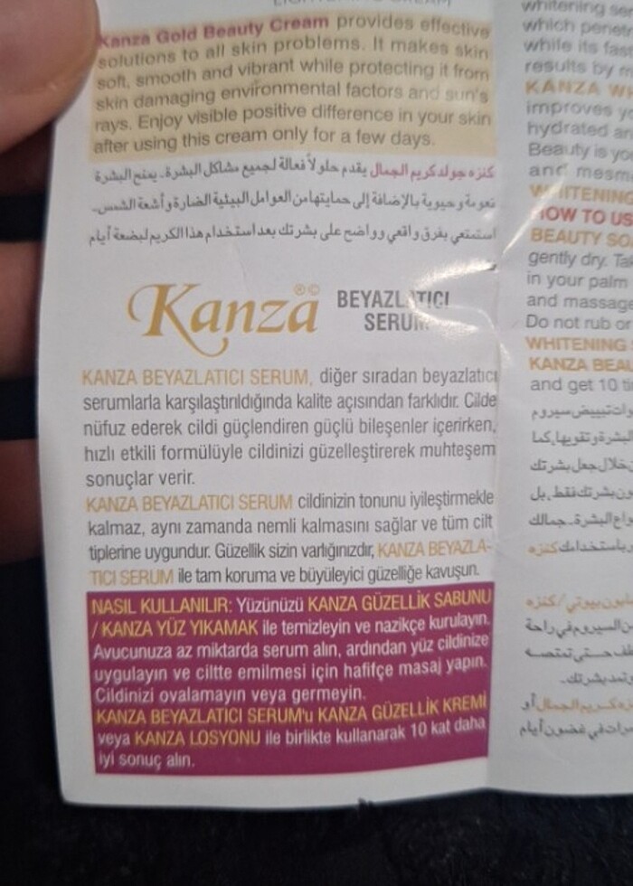 Beyazlaticı sabun serum ve krem  - Görsel 3