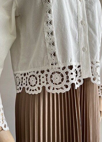 Fiston beyaz gömlek - Görsel 4