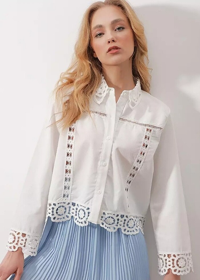 Fiston beyaz gömlek - Görsel 2