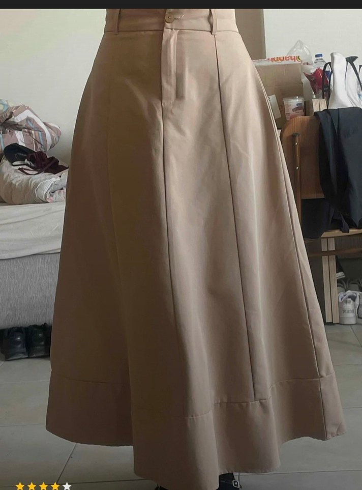 camel uzun   Etek - Görsel 4