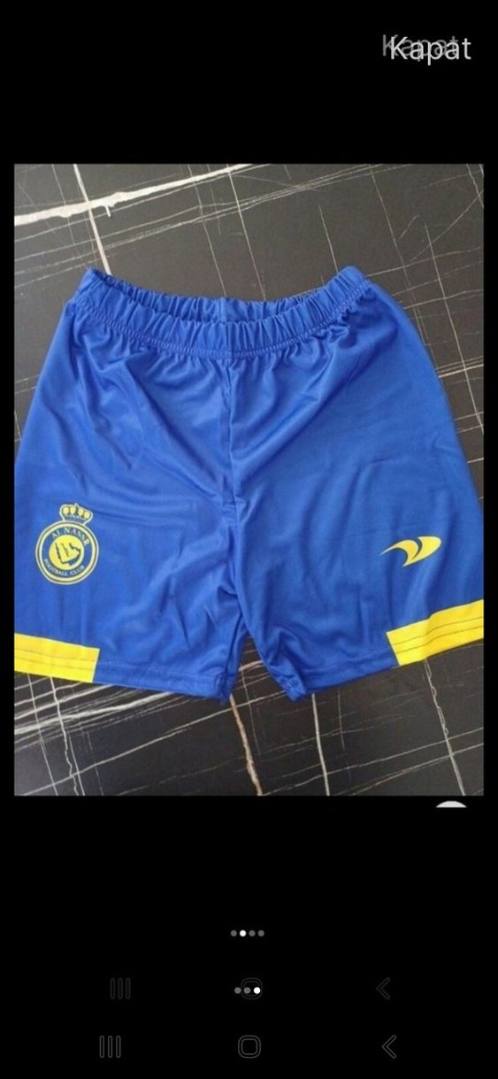 Sarı Mavi Erkek Spor Forması Takımı - Görsel 3