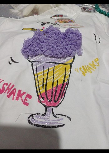 3/4 yas Kız Çocuk Parlak Mor Etek - Görsel 3