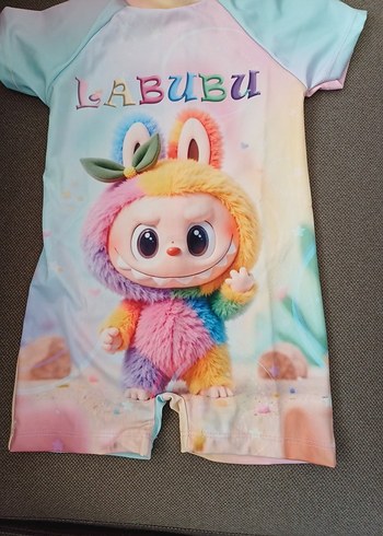 Pastel Renkli Baskılı MAYO BONELI - Görsel 2