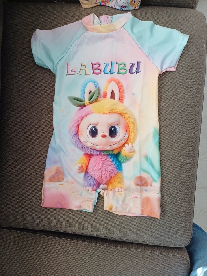 Pastel Renkli Baskılı MAYO BONELI - Görsel 4