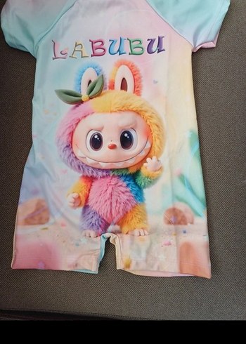 Pastel Renkli Baskılı MAYO BONELI - Görsel 4