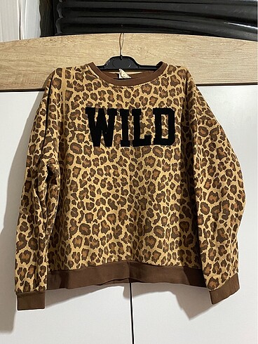H&M Leopar sweat kazak