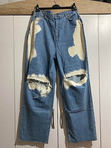 H&M Yırtık kot büyük beden pantolon jean