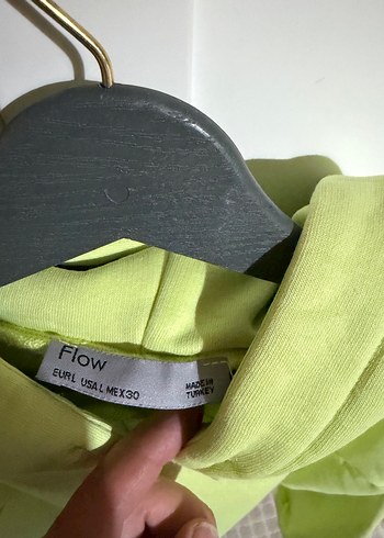 Sarı Kapüşonlu Oversize Sweatshirt - Görsel 2