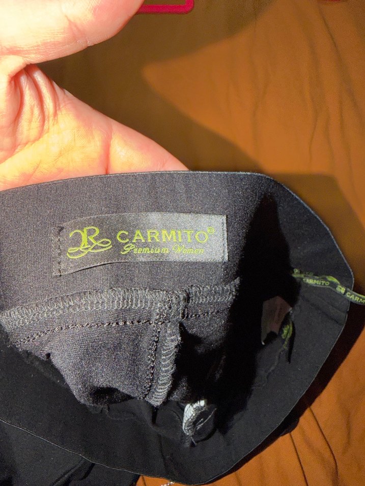 Fermuarlı Siyah Kadın Kumaş Pantolon - Görsel 2