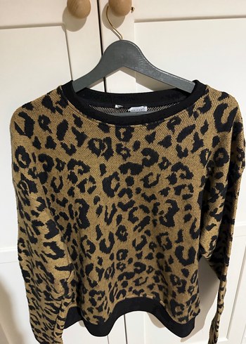 Kahverengi Leopar Desenli Kadın Kumaş Pantolon - Görsel 3