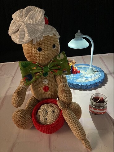 Amigurumi kurabiye adam