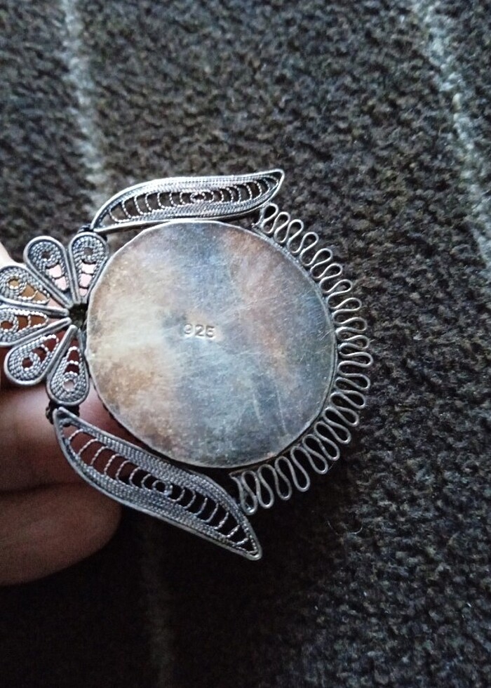 Gümüş Oltu tasli  - Görsel 2