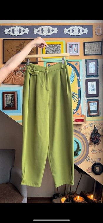 Diğer Yeşil balon pantolon
